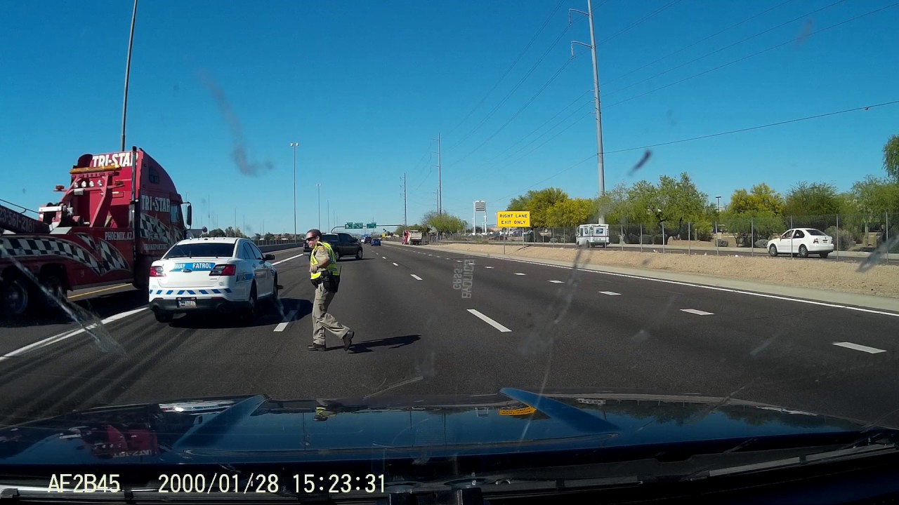 AZ DPS traffic break .. instant karma!