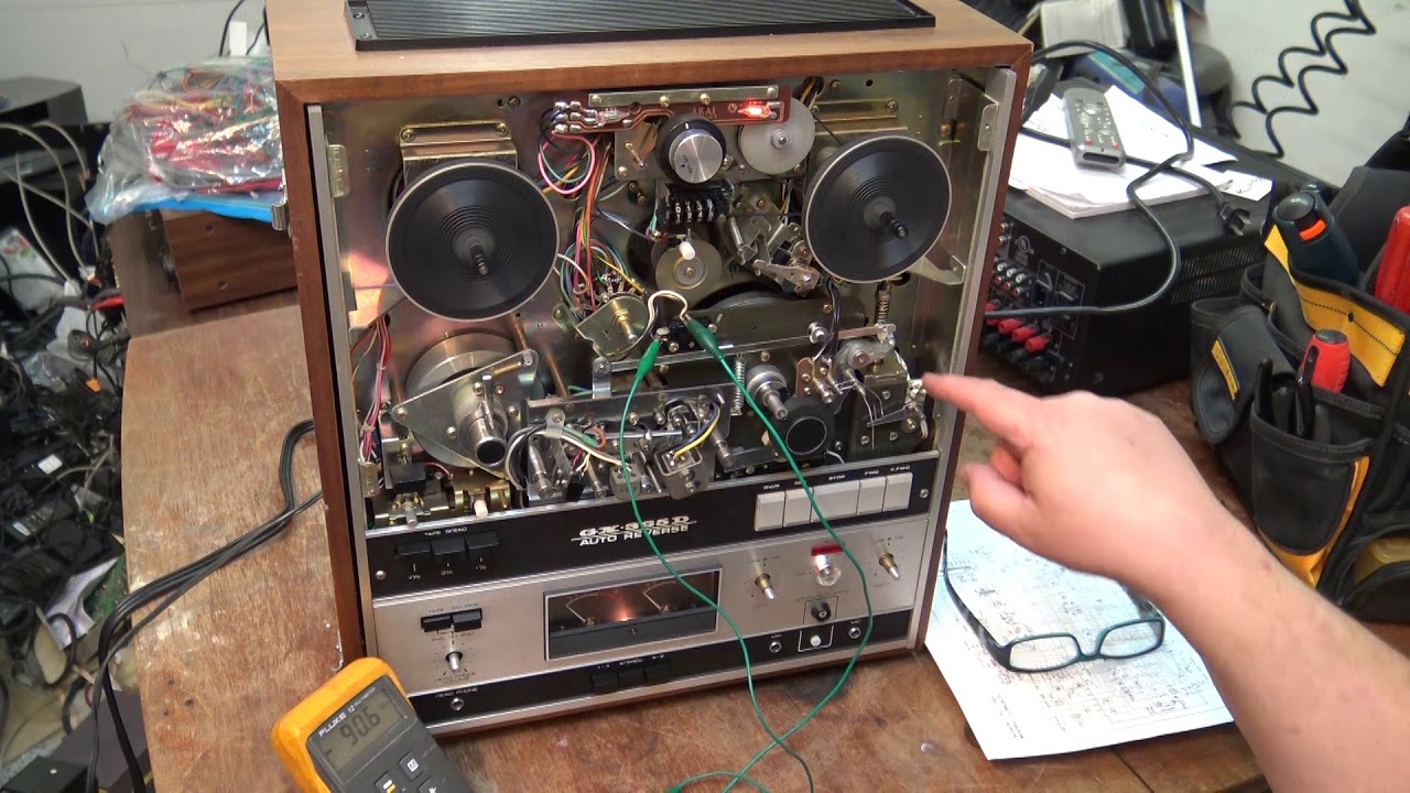 AKAI GX365D Pinch roller solenoid problem and no erase.   Can this one be fixed?   Lets Find Out