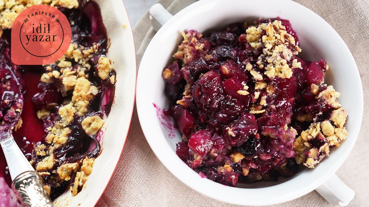 Armut & Yabanmersinli Crumble Tarifi 🥰Yemek Tarifleri