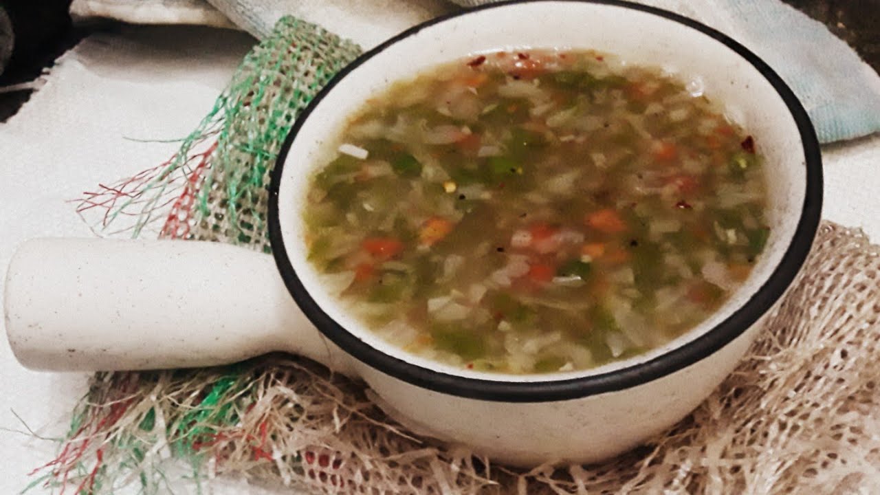 Veg soup/ vegetable soup recipe/mix veg soup/ jassu's food paradise