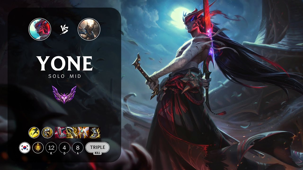 Yone Mid vs Pantheon - KR Master Patch 13.1