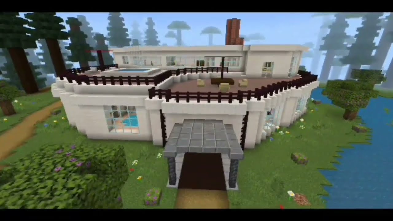 luxury house tour and tutorial || in Minecraft|| bedrock #minecraft #minecraftbuilds #bedrock
