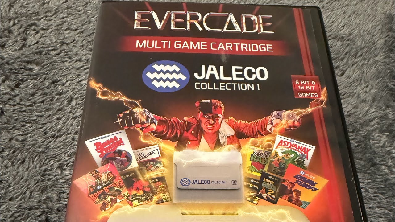 Evercade Jaleco Collection 1 unboxing and gameplay