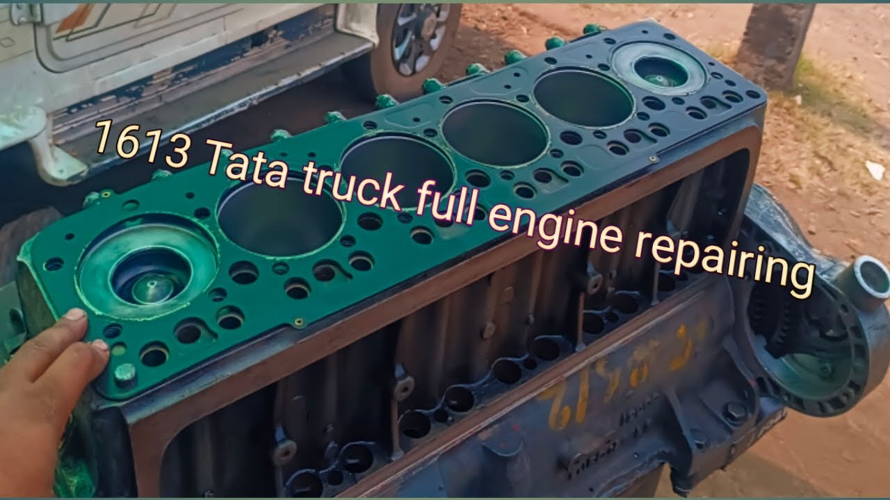 1613#Tata full engine details video Tata 1613 engine 6piston and pistan ring and engine taiming?