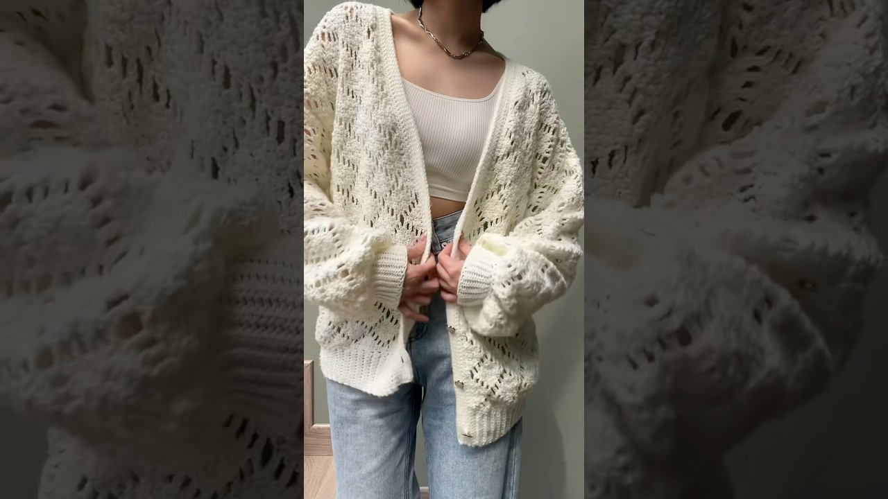 Pattern : Gemma Cardigan by @iam.lanka 🫶 #crochet #crocheting #crochetpattern #crochetcardigan