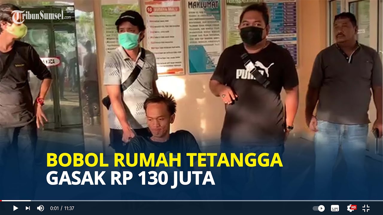 CCTV Bobol Rumah Tetangga di Palembang Gasak Rp 130 Juta | Langsung Dibelikan Mobil
