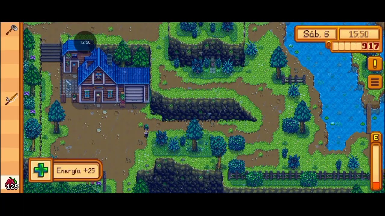 Stardew Valley: Cap 12, Intento de Pesca en Días Lluviosos, sin Mayor Éxito. 