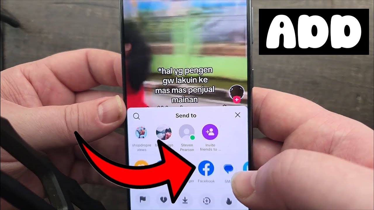 Как добавить ссылку TikTok в историю Facebook