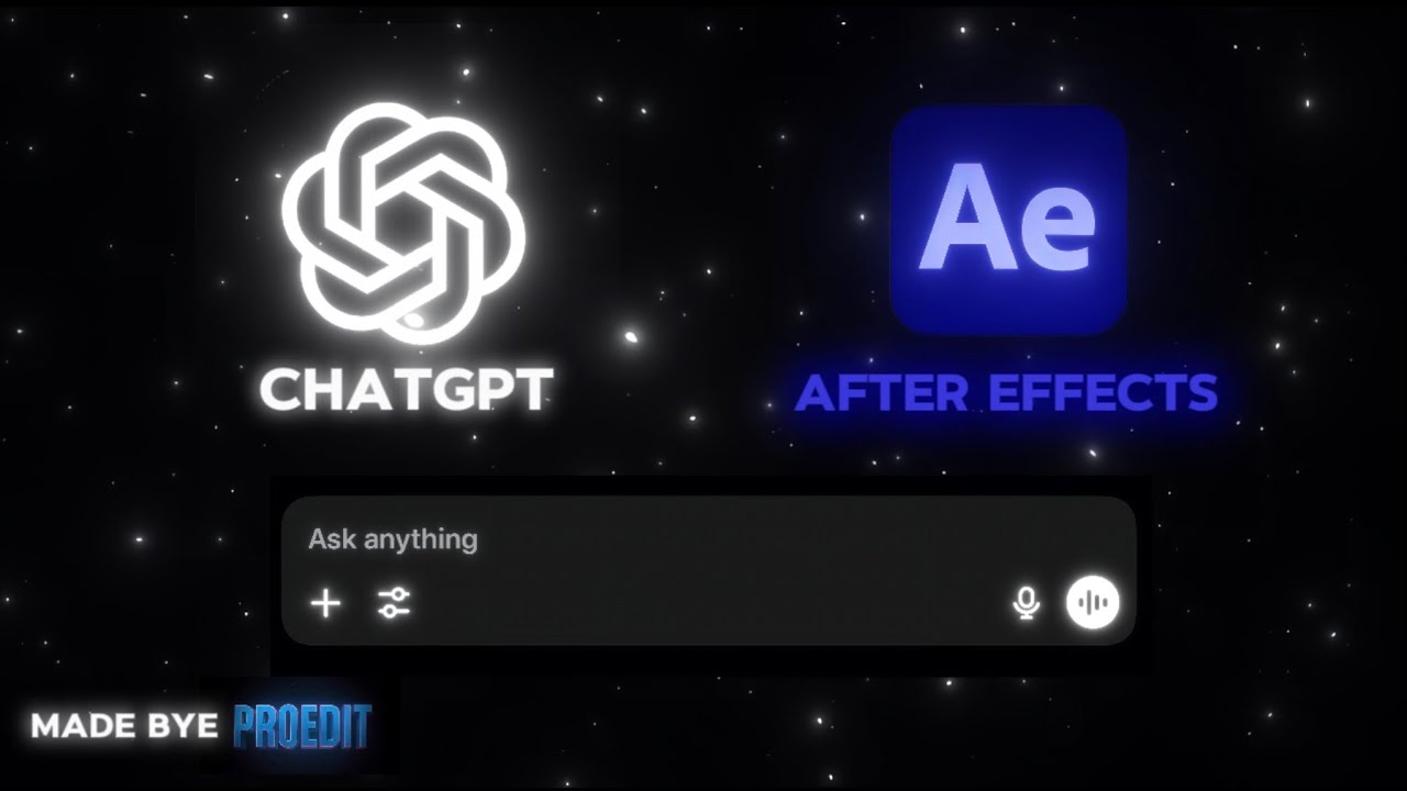 ChatGPT - After Effects, 3D TEXT TUTORIAL ￼