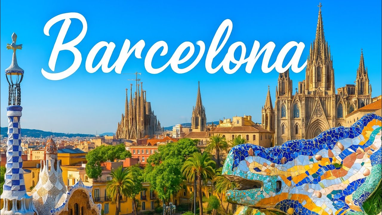 Walking Tour Barcelona Spain 4K | Sagrada Familia, Gothic Quarter, Park Güell & More Attractions