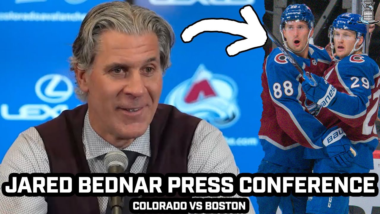 Jared Bednar on Necas & MacKinnon Chemistry + More After Avs WIN 4-1 vs Boston