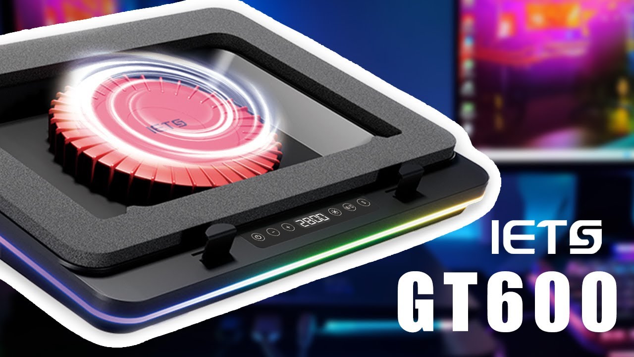 IETS GT600 B0/V1/V2 Laptop Cooling Pad for Professional Gaming Notebooks 14.1-19.3 Inches