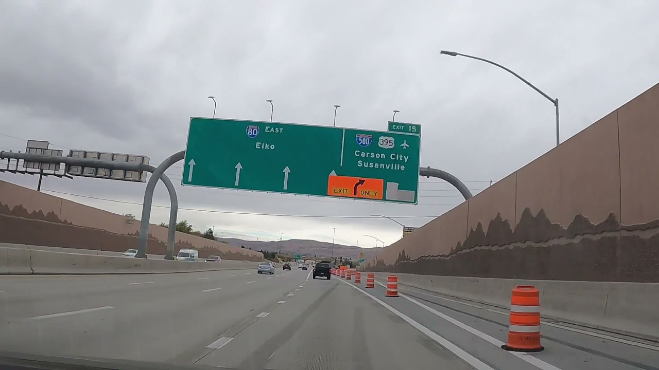 Timelapse  -  Saramento, California to Reno, Nevada