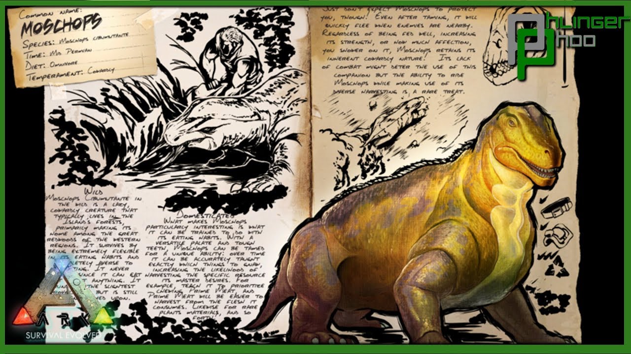 Ark basics Moschops - EVERYTHING YOU NEED TO KNOW
