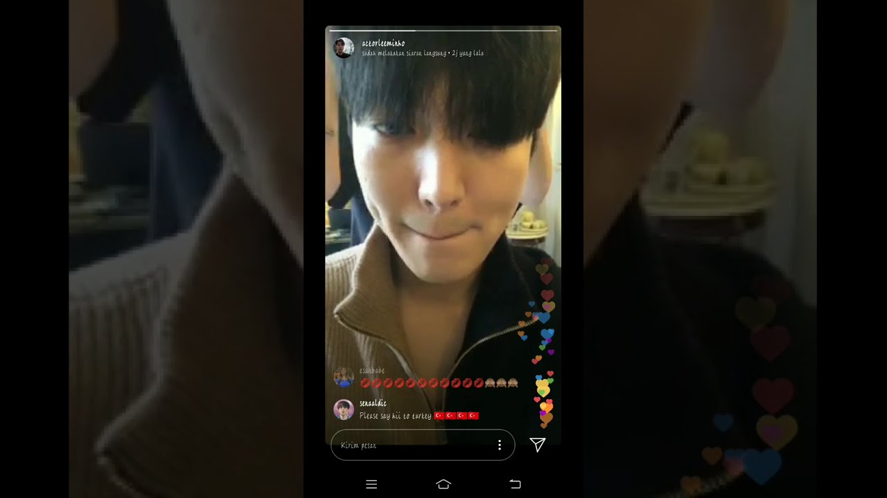 06202019 Lee Min Ho live on instagram