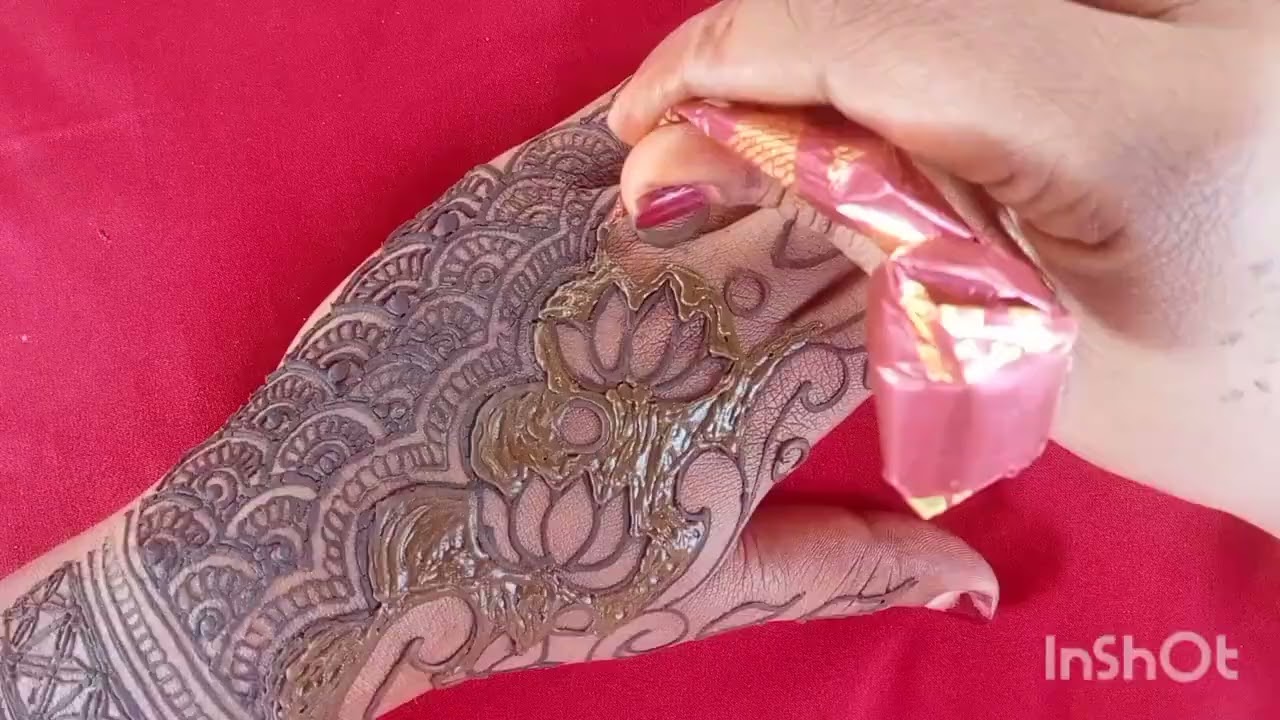 Beautiful Back Hand Bridal Mehndi Design | Full Detail Mehndi Tutorial