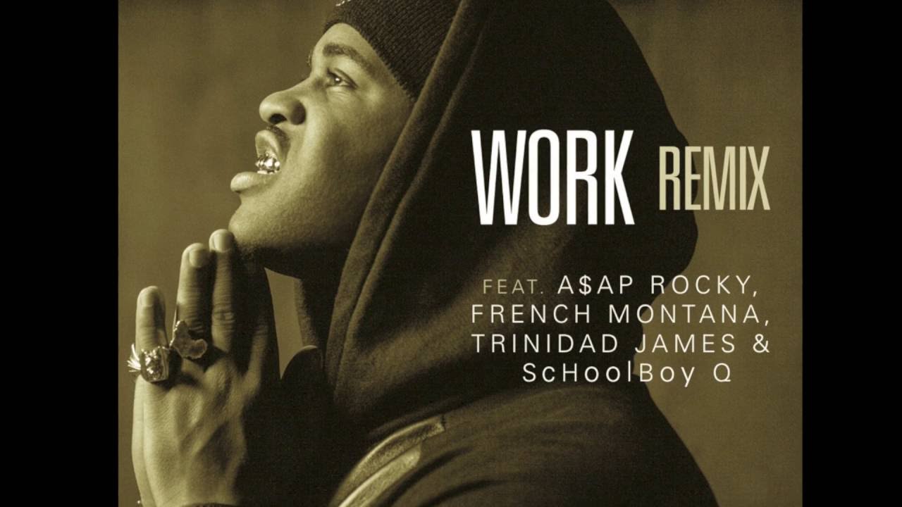 Work REMIX&mdash;Lyrics on Screen (H.Q.) A$AP Ferg, A$AP Rocky
