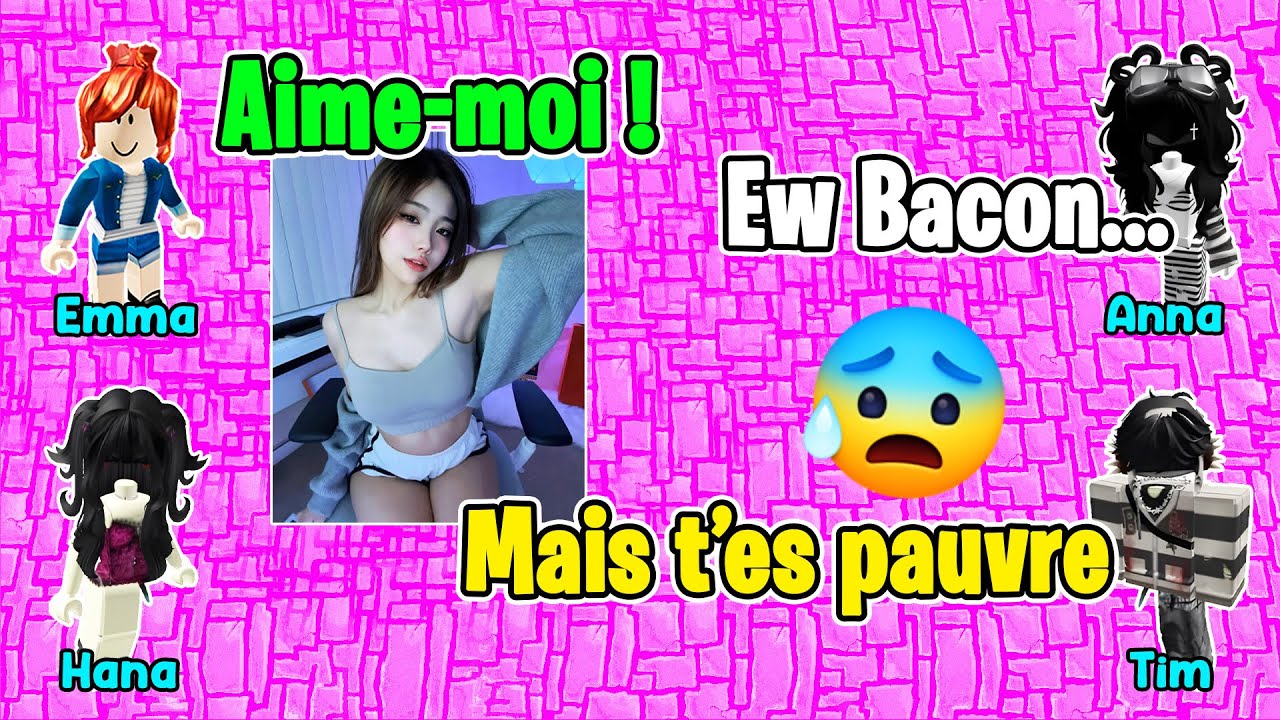 Histoire Roblox | J’ai ignoré la haine et je suis restée Bacon 🌱