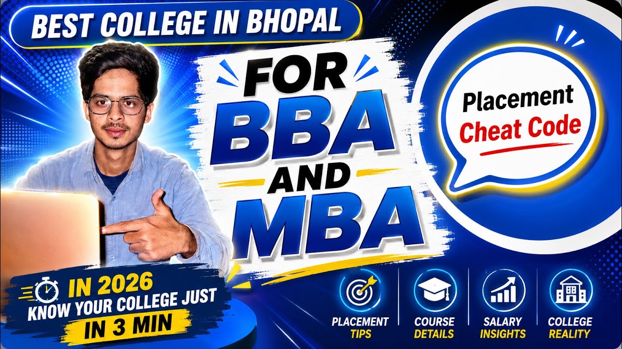 Best College For BBA and MBA In Bhopal 2026 | Top College for BBA and MBA|Management Course #bhopal