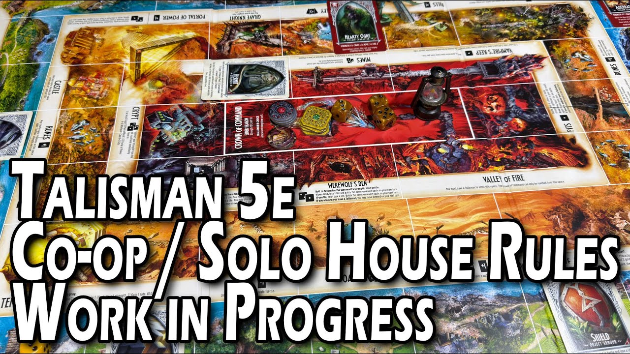 Talisman 5e - Home Brewing: правила для одиночной и кооперативной игры (в процессе разработки)