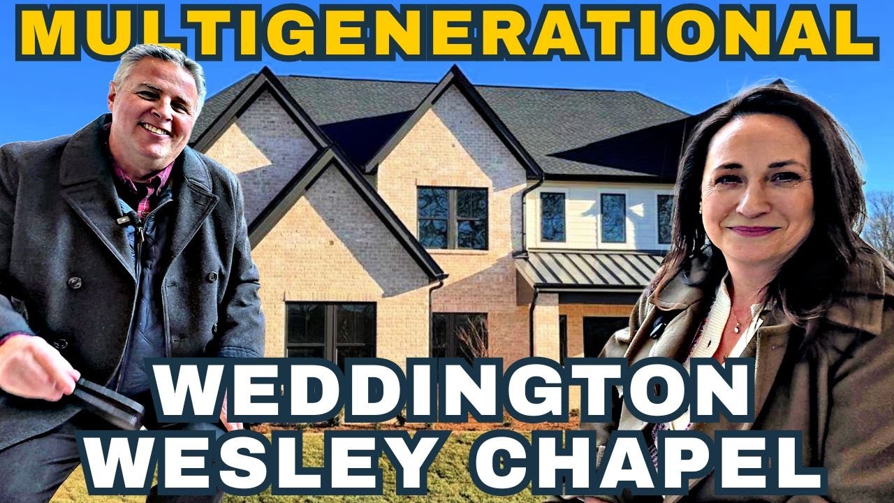 ЭКСКУРСИЯ ПО НОВОМУ ДОМУ: Многопоколенный типовой дом от Toll Brothers [Weddington & Wesley Chapel]