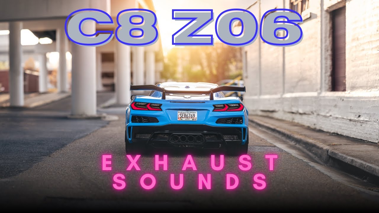 C8 z06 kooks headers/cat delete/ corsa track exhaust sounds