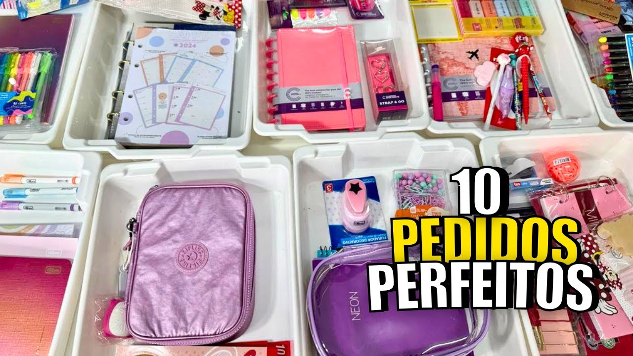 10 PEDIDOS PERFEITOS DE PAPELARIA | PAPELARIA ART PEL