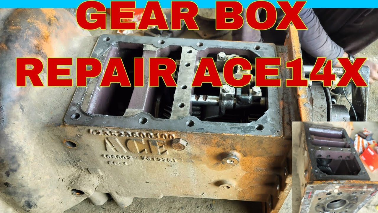 how to ace hydra 14x gear box repair, full gear fitting reverse gear,gear 1no.2 no fitting work