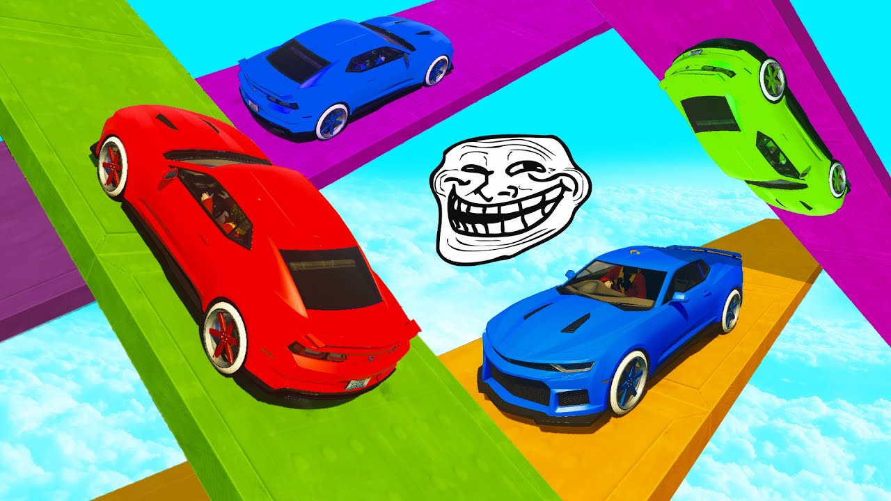 LA MEJOR CARRERA TROLL DEL MUNDO! ENCUENTRO LA SOLUCIÓN!! - GTA V ONLINE