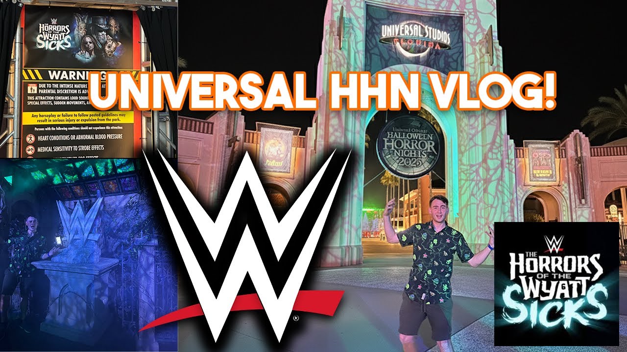 Ужасы WWE от Wyatt Sicks!! Ночи ужасов на Хэллоуин в Universal Studios! | Видеоблог Брэндона Ходжа