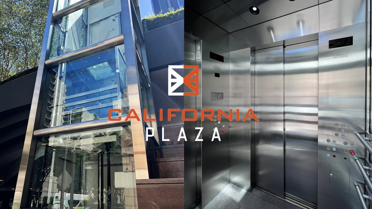 Nice Custom OTIS Hydraulic Scenic Elevator - California Plaza - Los Angeles, CA