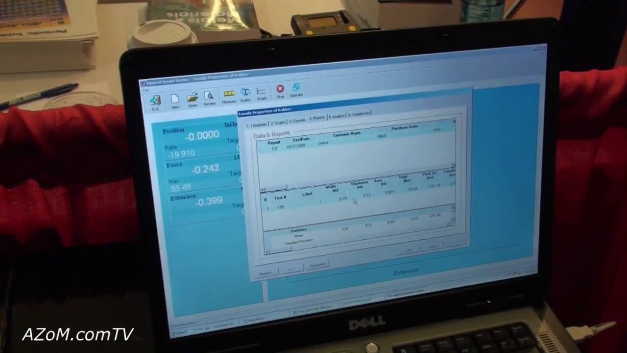 Tensile Test of Rubber According to ASTM D412