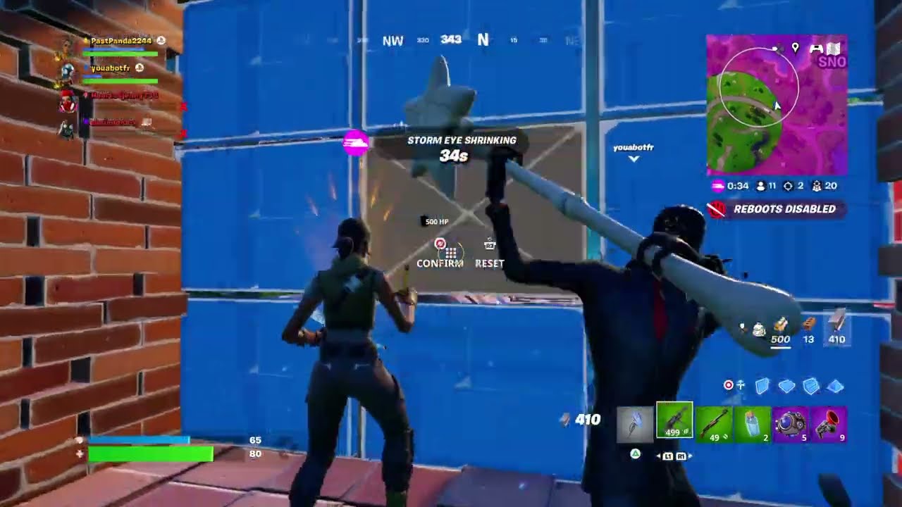 Playing reload on fortnite
