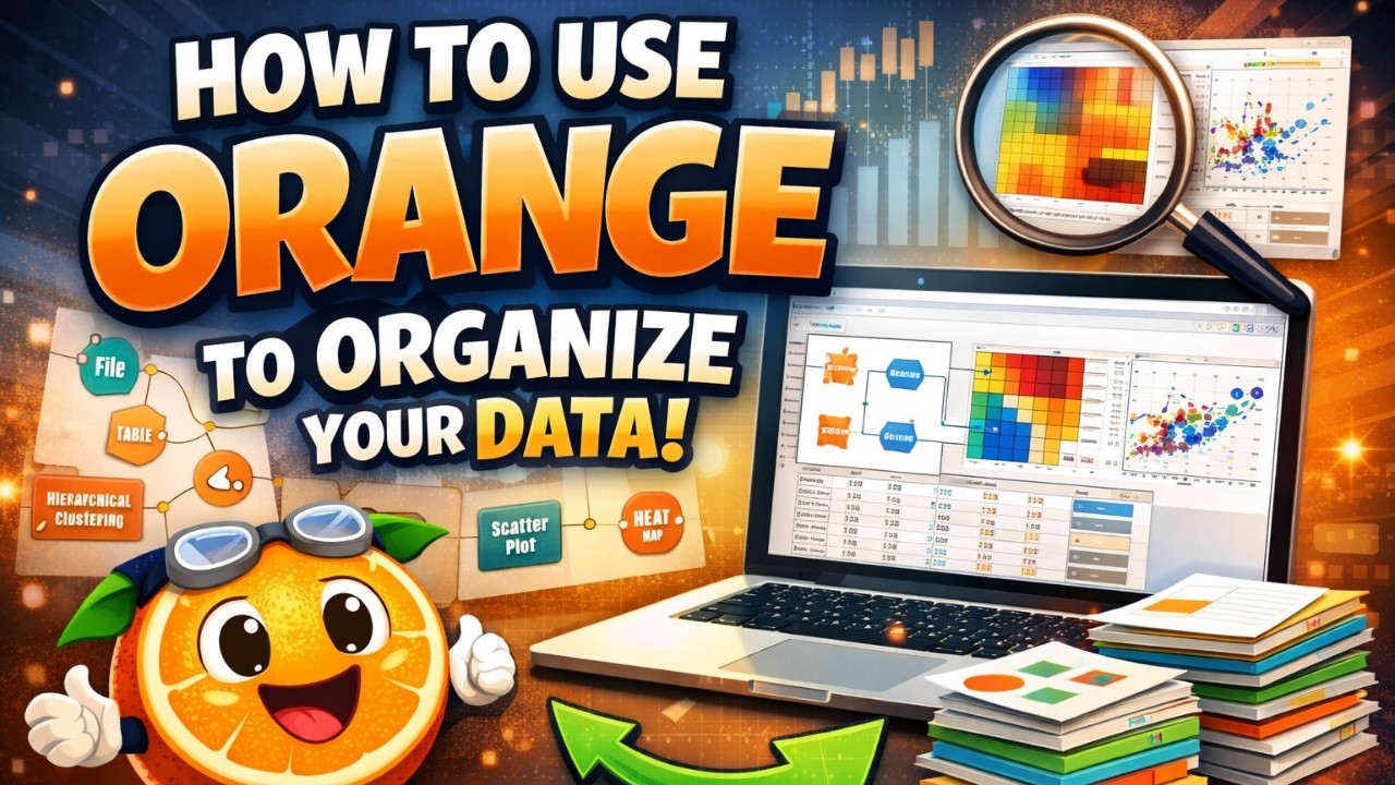 How to arrange your Data using Orange Data Mining Tool