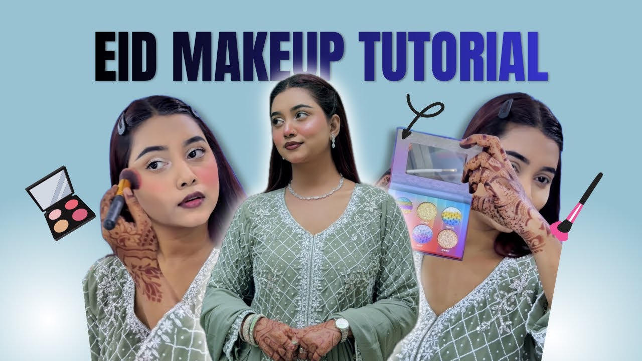 Get Ready with Me | Eid Makeup Tutorial | Dristy Anam