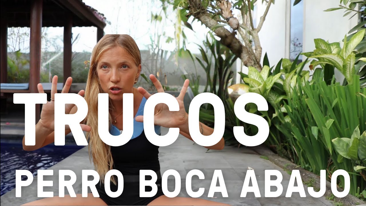 Tutorial perro boca abajo - Todos los trucos - Lucía Liencres yoga