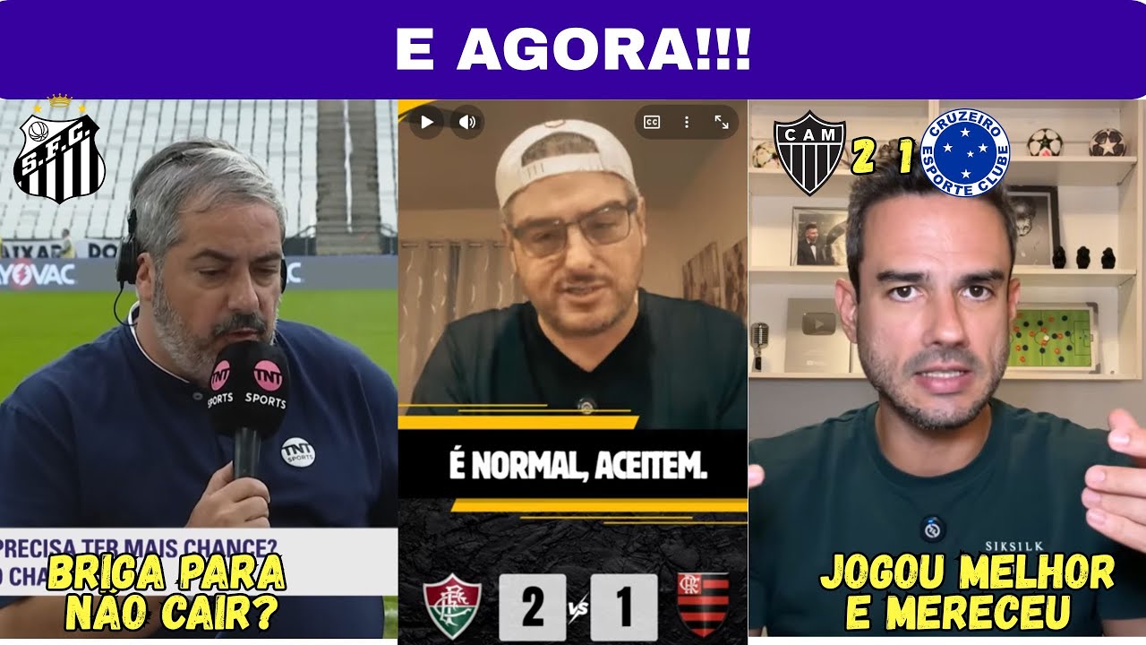 FLA-FLU TEM PESO DIFERENTE, ATLÉTICO DOMINA O CRUZEIRO E SANTOS EM ALERTA PARA O BRASILEIRÃO