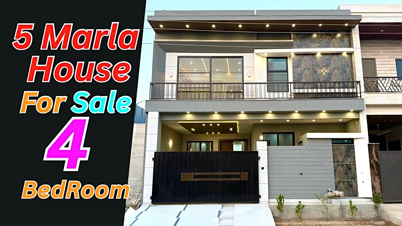 5 Marla Ultra Modern Luxury House For Sale On Canal Road Eden Executive Faisalabad 