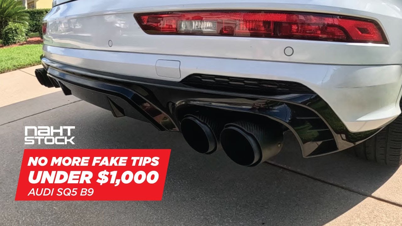 No More Fake Exhaust Tips - The Final Chapter Audi SQ5 B9