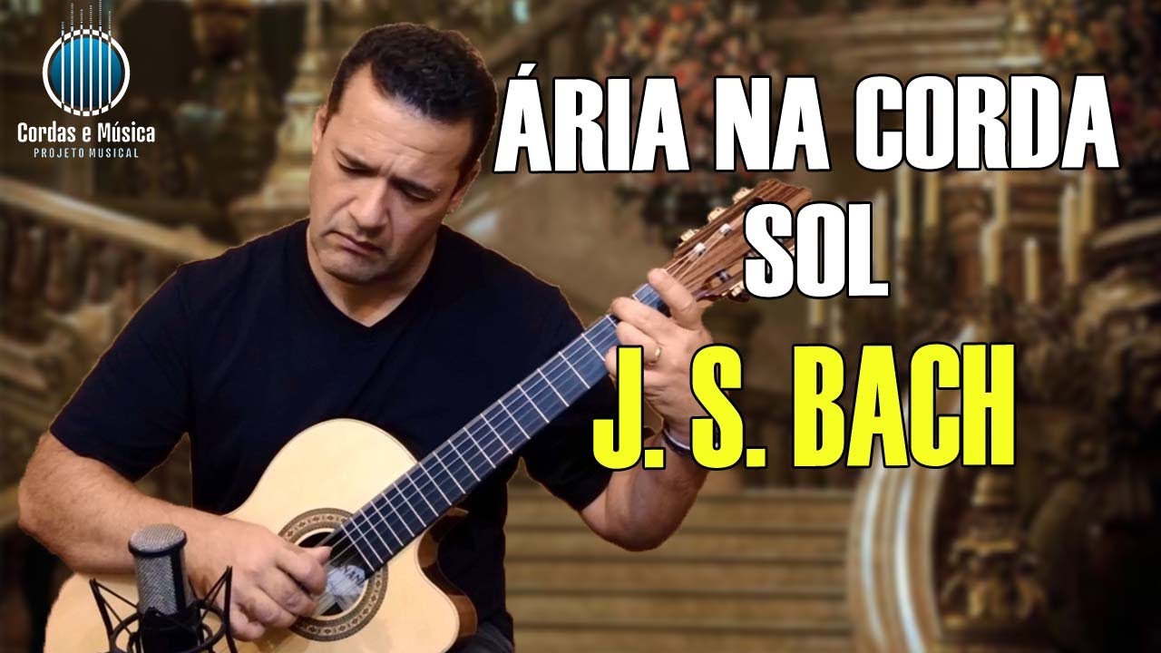 ÁRIA NA CORDA SOL (J. S. BACH) - Aula de Violão Clássico - Prof. Farofa