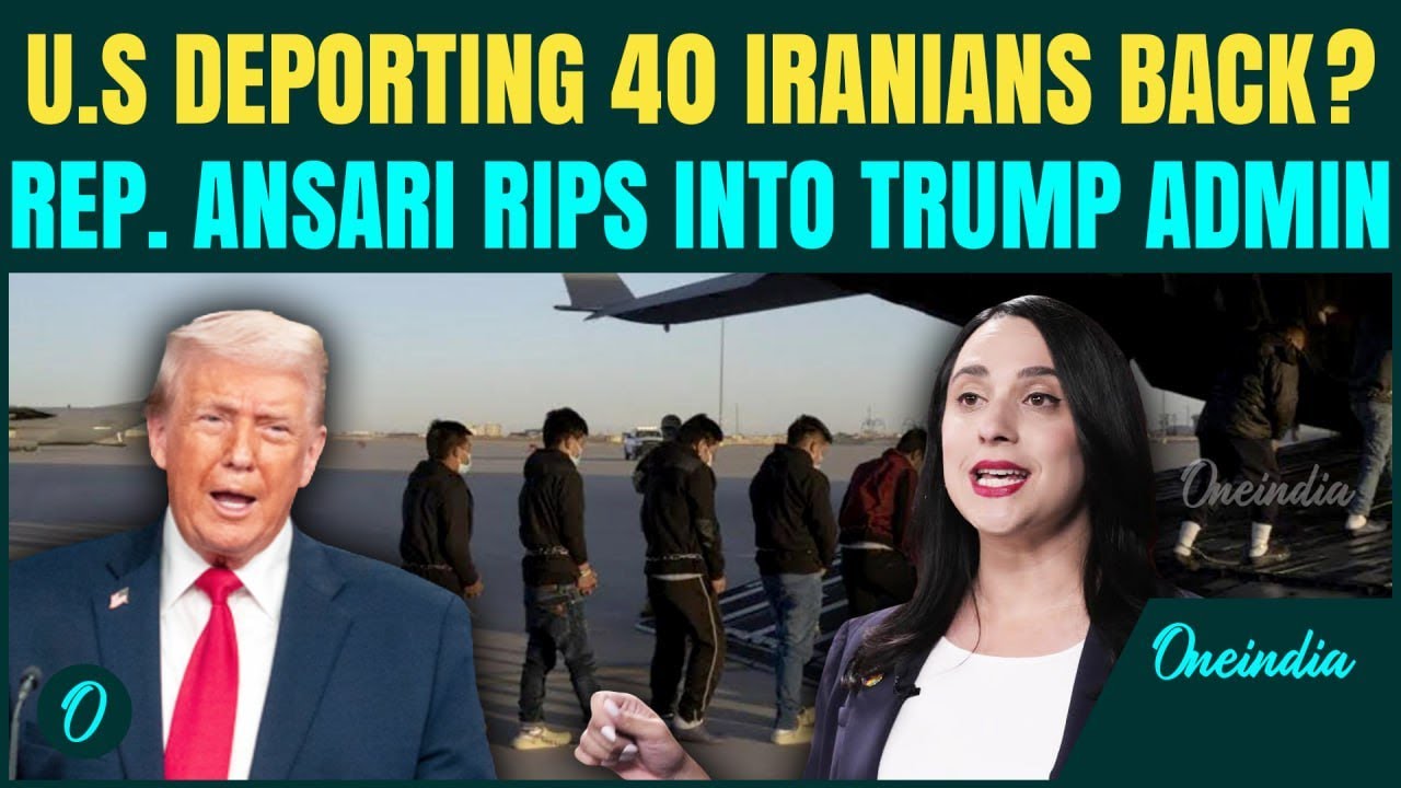 Trump To DEPORT 40 Iranians? Cong Rep. Yassamin Ansari EXPLODES at Trump Amid Khamenei’s CRACKDOWN