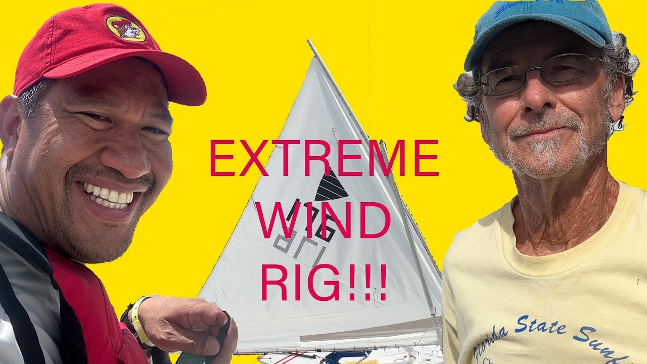 Rig THIS on your Sunfish Sailboat for HEAVY WINDS!