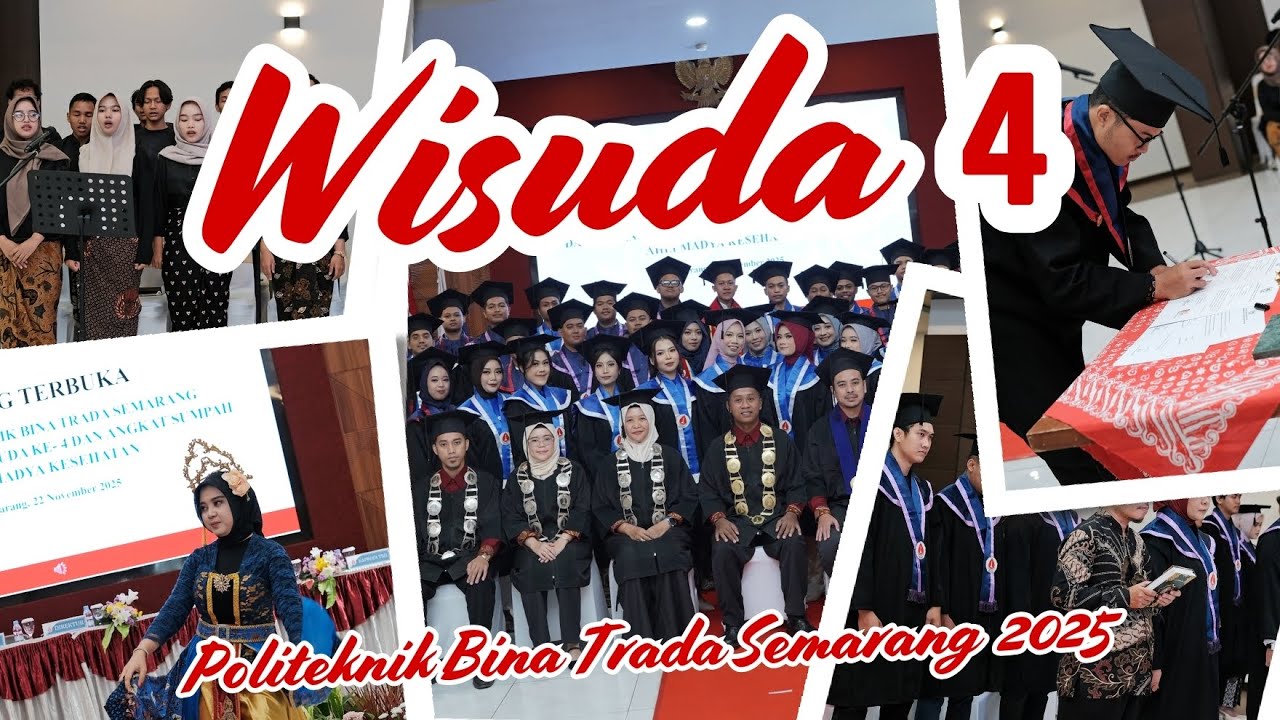WISUDA KE 4 POLITEKNIK BINA TRADA SEMARANG 2025