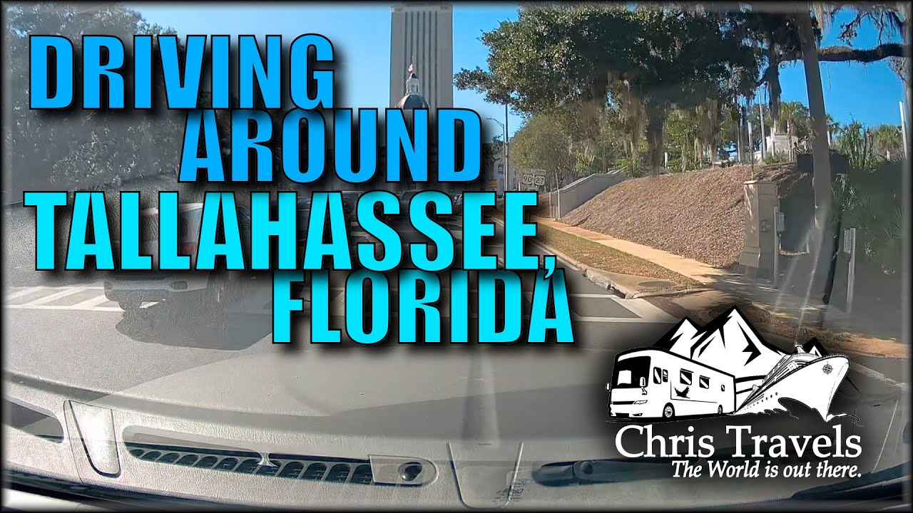 Scenic Drive Around Tallahassee, Florida and The Florida Capitol!