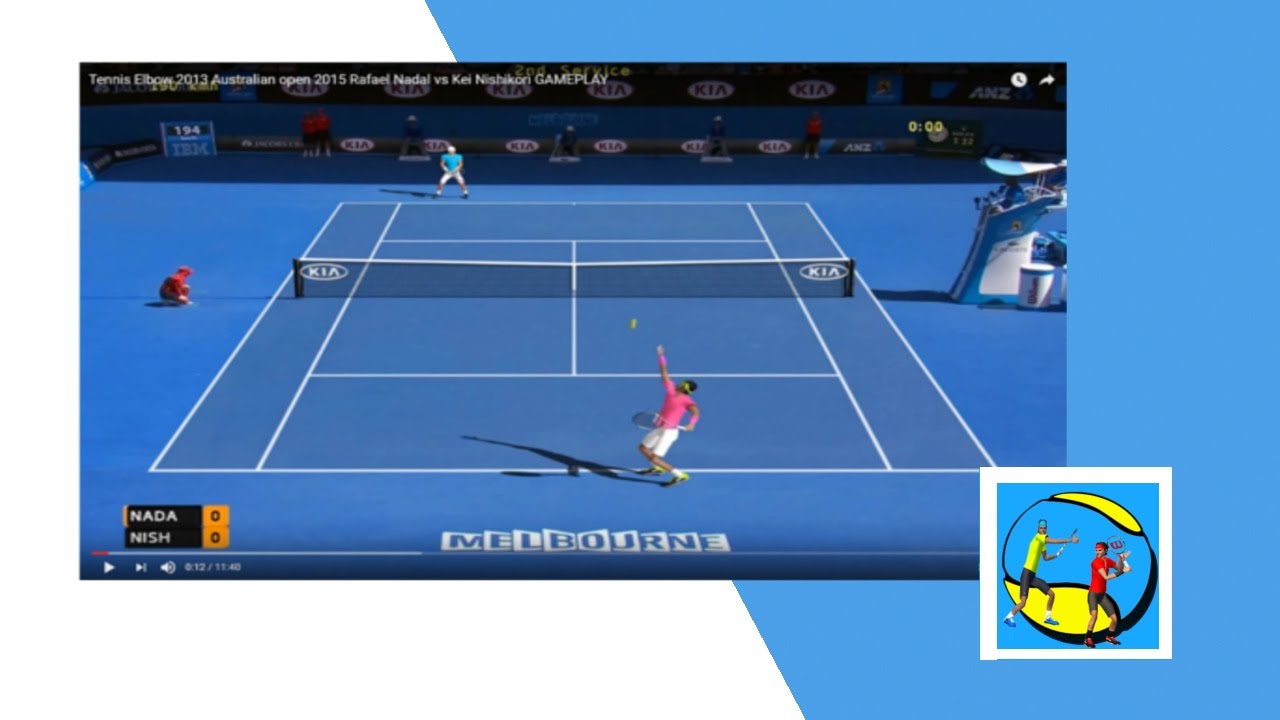 Best tennis game for PC - Tennis Elbow 2013 - Nadal vs Nishikori