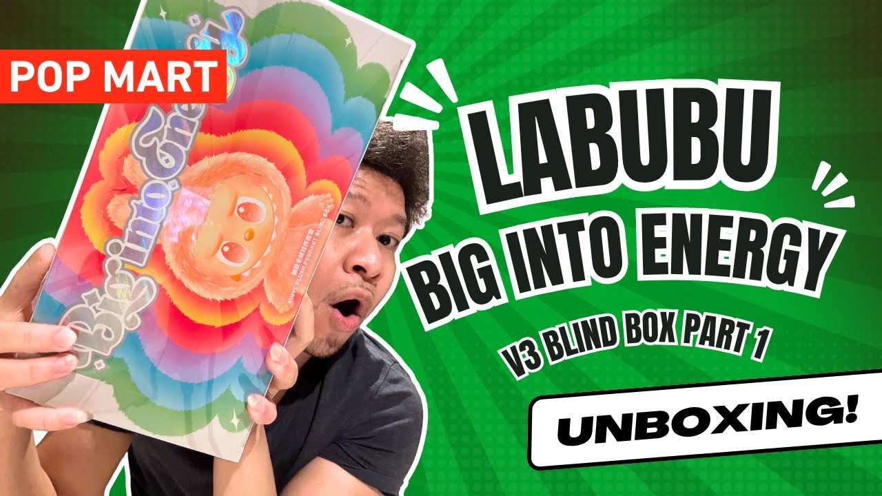 РАСПАКОВКА Popmart Thailand v3 Labubu Big into Energy Весь набор 🎁 Часть 1!