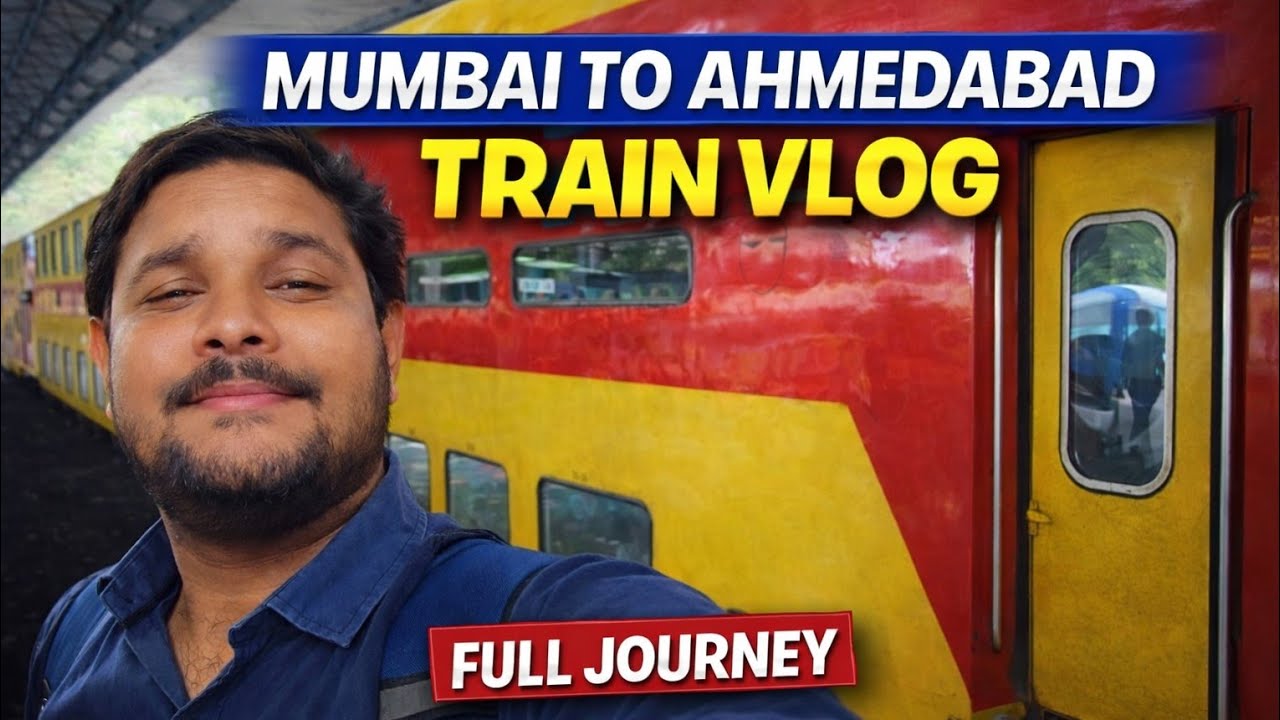 12931 Mumbai To Ahmedabad: The Double Decker Ac Train express !!