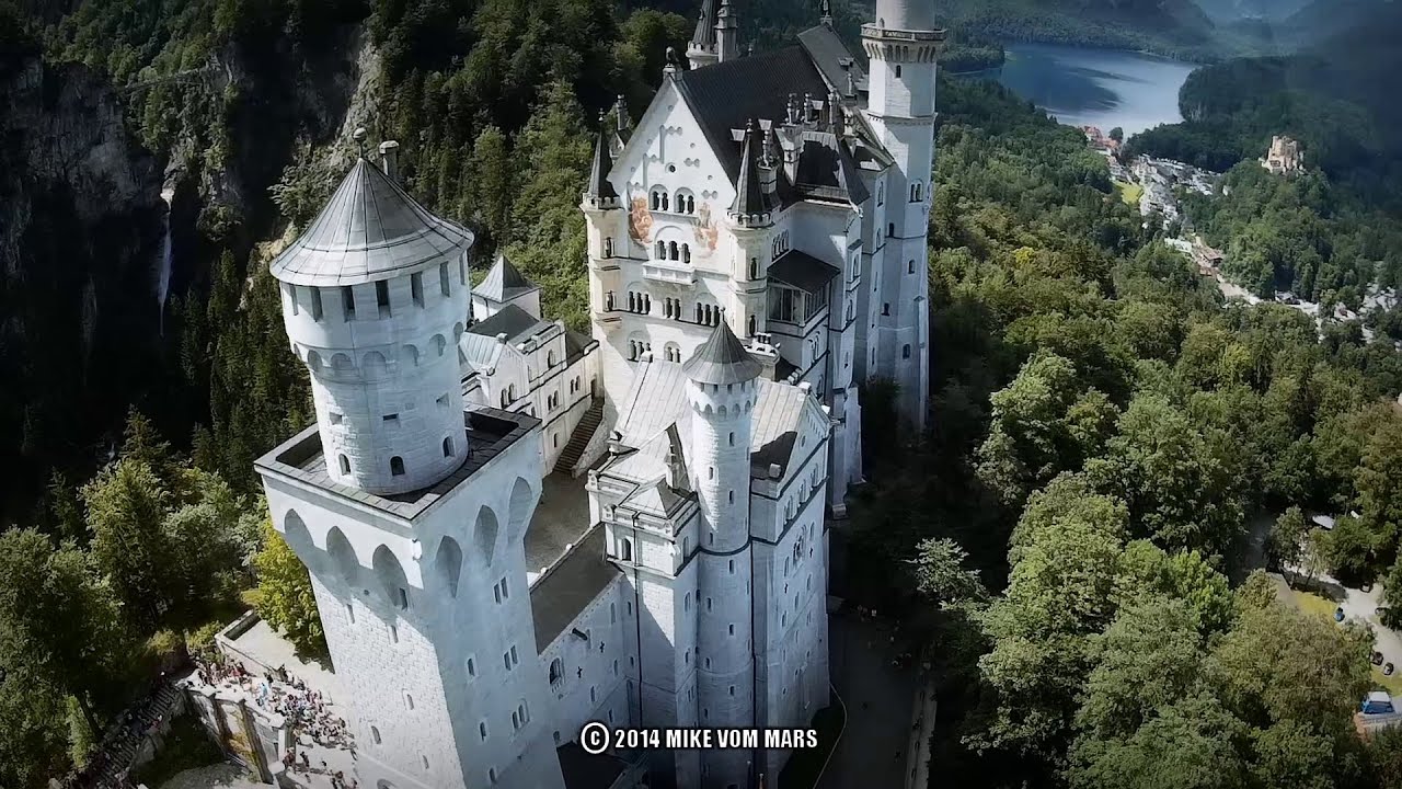 🏰 EPIC NEUSCHWANSTEIN CASTLE AERIAL 🏰