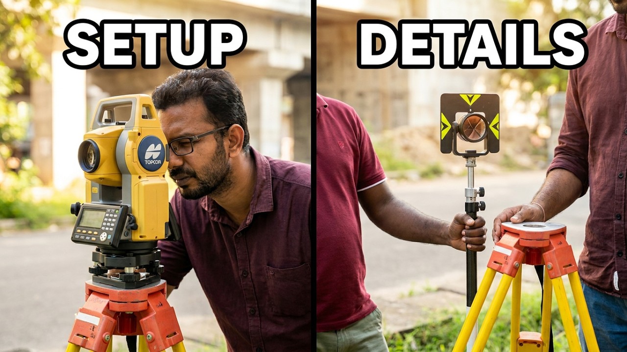 Orientation of Total Station and obtaining Details ( Topcon part- 5)