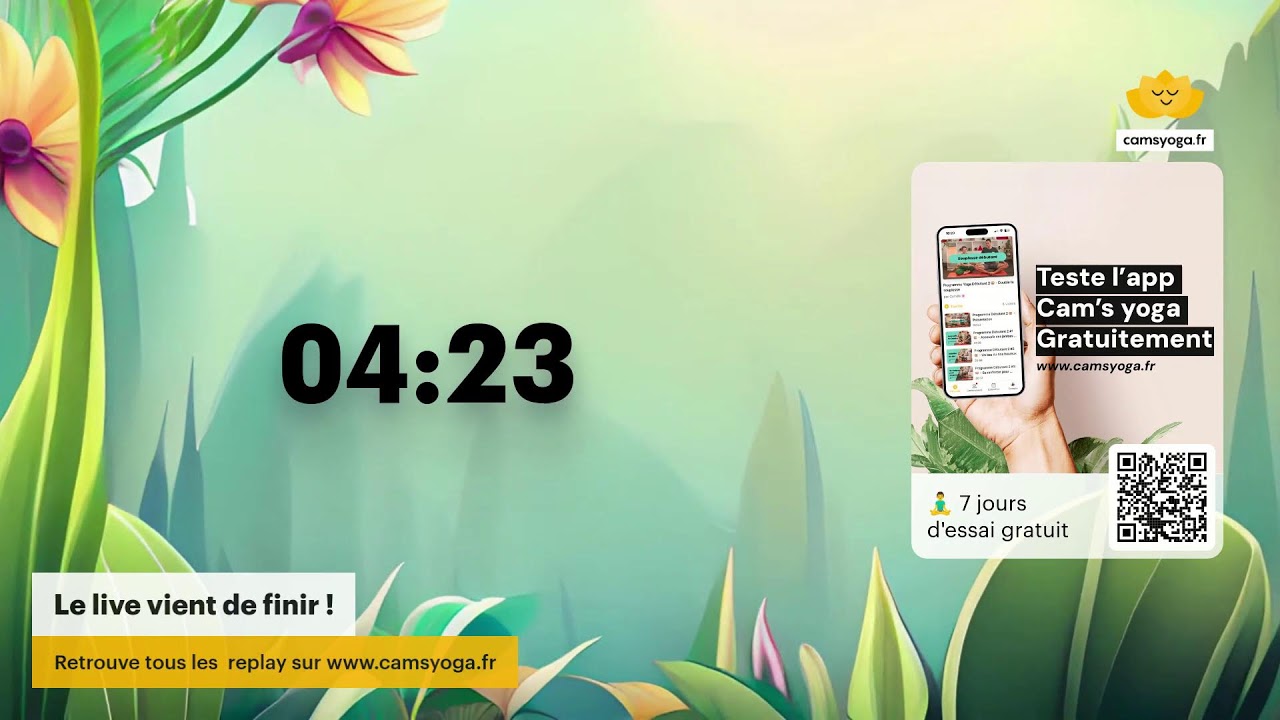 🧘‍♂️ Yoga Gratuit - 45 min | Cam's Yoga